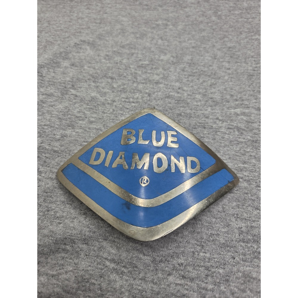 Handmade Blue Diamond Almond Growers One of a Kind Belt Buckle